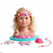 Кукла-манекен "Карапуз" с подсветкой, аксессуарами для волос и макияжа, озвученная YL888A-RU