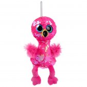 Мягкая игрушка "Мульти-Пульти" Фламинго из пайеток 15 см, без чипа арт.EJ4450D-1MNS