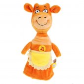 Мягкая игрушка "Мульти-Пульти" Оранжевая корова - Мама, 27 см, озвученная, в пакете