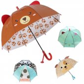 Зонт детский Животные с ушками 50 см (разные расцветки) 141-13R