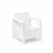 Кресло Ротанг-плюс 730*700*790 белый арт.8417М