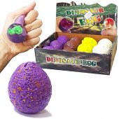 Мялка-антистресс "Dinosaur Egg" 6*5см 4 цвета в ассортименте арт.9237