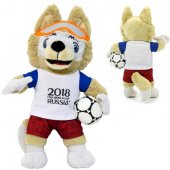 Мягкая игрушка Волк Забивака 18 см FIFA-2018