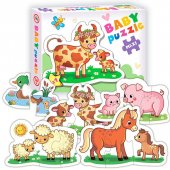 Пазлы макси Дрофа-Медиа Baby Puzzle Мамы и малыши-2 3996