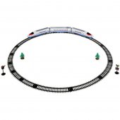 Железная дорога "Играем вместе" на батарейках, со светом и звуком, длина полотна 370 см арт.B106852