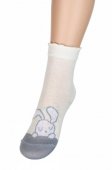 Носки детские Para Socks Зайчик, цвет бежевый арт.N1D57