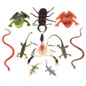 Набор "Играем вместе" Рептилии и насекомые 10 шт арт.P0009-10A