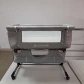 Кроватка колыбель приставная Luxmom 608 бежевый
