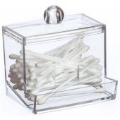 Контейнер для ватных палочек прозрачный М-Пластика