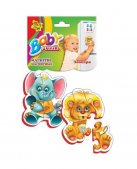 Vladi-Toys 3208-01 Мягкие пазлы (Baby puzzle) Зоопарк