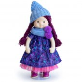 Мягкая кукла Тиана 38 см в шапочке и шарфе Mm-Tiana-02
