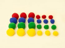 Набор мячиков-мякишей Вини разноцветные 24 штуки