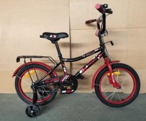 Велосипед Slider Dream, колеса 16 дюймов, рама сталь, цвет черный/красный