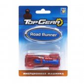 Пластиковая инерционная машинка 1toy Top Gear Road Runner, 8см