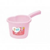Ковшик для детской ванночки Little Angel Start 1,5л розовый пастельный