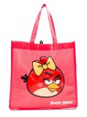 Пакет-сумка Центрум Angry Birds 34,5х34,5см, с ручками (красный цвет)
