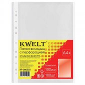 Файл KWELT А4+ 100мкм глянцевый 1 шт