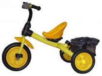 Велосипед трехколесный Galaxy VIVAT 4 желтый, колеса ЭВА