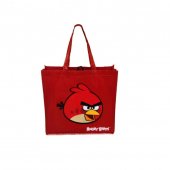 Пакет-сумка Центрум Angry Birds 34,5х34,5см,с ручками (тёмно-красный цвет)