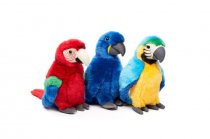 Мягкая игрушка LEOSCO Попугай 26 см (разные расцветки)