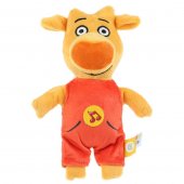 Мягкая игрушка "Мульти-Пульти" Оранжевая корова - Теленок Бо, 19 см, озвученный в пакете