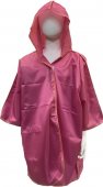 Дождевик детский розовый рост 100-120 см, курточная ткань, арт.М-63