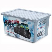 Ящик для хранения игрушек "Супер Трак" 57 л, на колёсах арт.1031LA