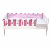 Бортики в кровать для дошкольников (2 предмета) Z-Bort Pink (Зет Борт Пинк) Giovanni