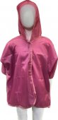 Дождевик детский розовый рост 80-100 см, курточная ткань, арт.М-62