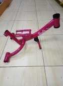 Рама к трехколесному велосипеду JD7T Barbie розовый