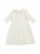 Платье крестильное вязаное р.62-44, цвет ванильный арт 4076