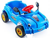 Педальная машина Guclu Cool Riders с клаксоном, синий