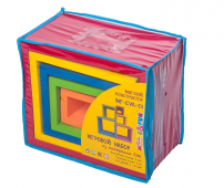 MF-EVA-01 - Игровой мягкий набор 5 блоков, толщина стенок блока 2см. Для детей от 3-8 лет.