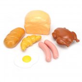 Набор Совтехстром Продукты (хлеб, батон, круассан, яичница, курица, сосиски) арт.У549