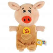 Мягкая игрушка "Мульти-Пульти" Оранжевая корова - Поросенок коля, 15 см, озвученный в пакете