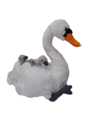 Мягкая игрушка LEOSCO Лебедь 25 см
