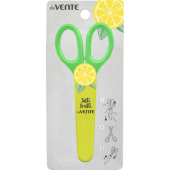 Ножницы детские "deVente" Tutti-Frutti Lemon, 13,5 см, пластиковые, защитный футляр арт.8010021