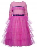 Платье для девочек Pelican 1-4 года, розовый арт.GFDJ3007