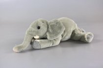 Мягкая игрушка LEOSCO Слонёнок лежащий 23 см