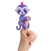 Интерактивный Ленивец Fingerlings WowWee – Мардж пурпурный, 12 см