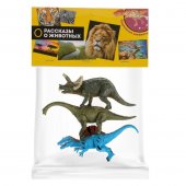 Набор фигурок "Играем Вместе" Динозавры с подвижными элементами, пластизоль, 15см