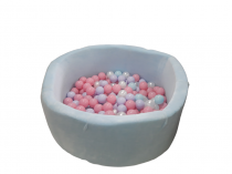 Сухой бассейн с шариками ROMANA Airpool Max голубой (150 шариков)