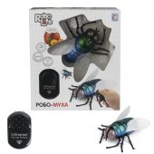 Интерактивная игрушка 1toy Робо-муха на инфракрасном управлении со световыми эффектами