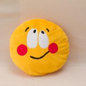 Мягкая игрушка-подушка Смайлик Кустик 32 см