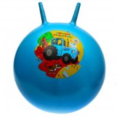 Мяч гимнастический "Синий трактор" 55 см с рожками арт.SJ-22(BTR)
