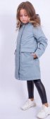 Парка для девочек Кида р.122-158 см, серый арт.12П33 Парка для девочек Кида р.122-158 см, серый арт.12П33