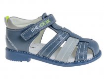 Сандалии для мальчика Сказка р.25-32 синий/серый Сандалии для мальчика Сказка р.25-32 синий/серый